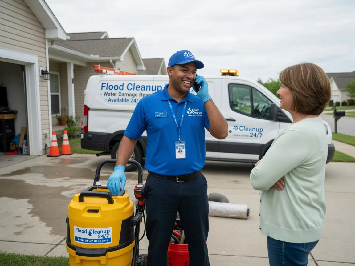 Flood Cleanup Lake Station, IN FAQs
